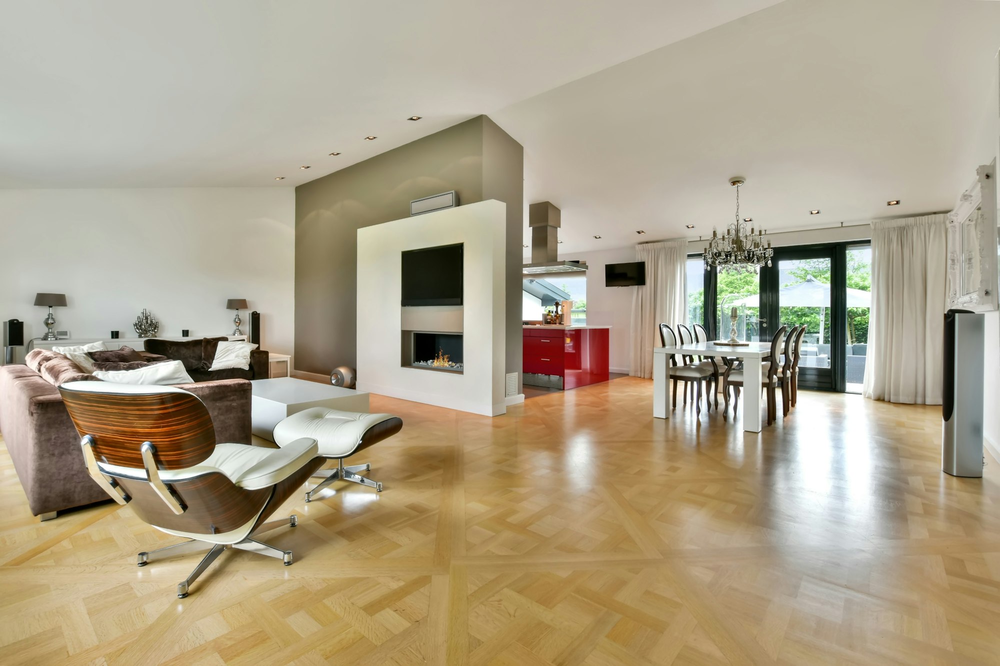 Luxury and modern house interior